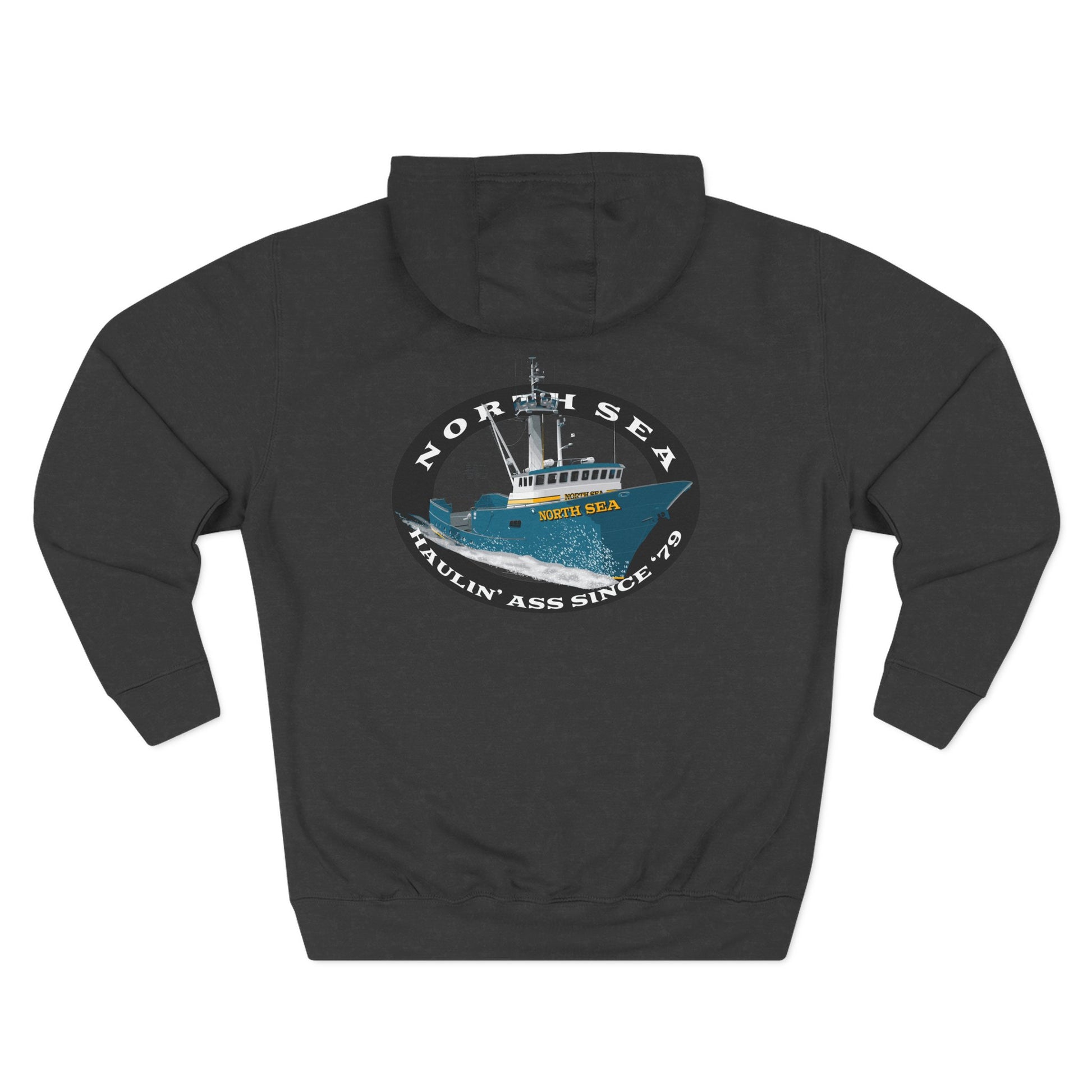 NS front/backThree-Panel Fleece Hoodie North Sea