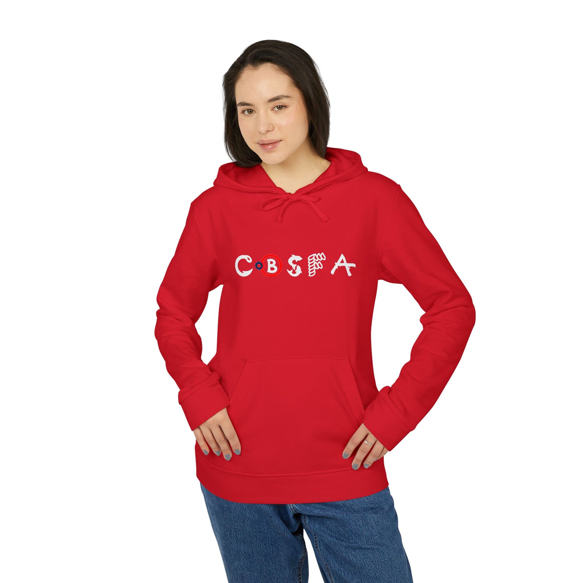 adidas Unisex Fleece Hoodie CBFSA logo