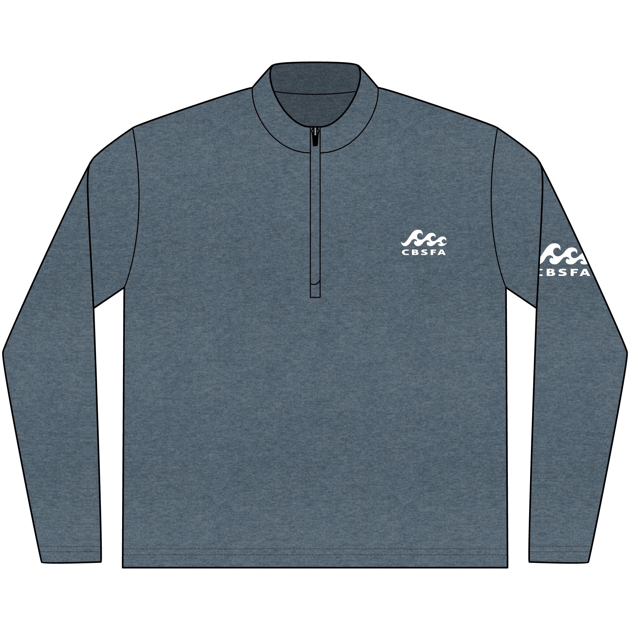Big Wave TravisMathew Crestview 1-4-Zip Pullover CBFSA – 54 Custom
