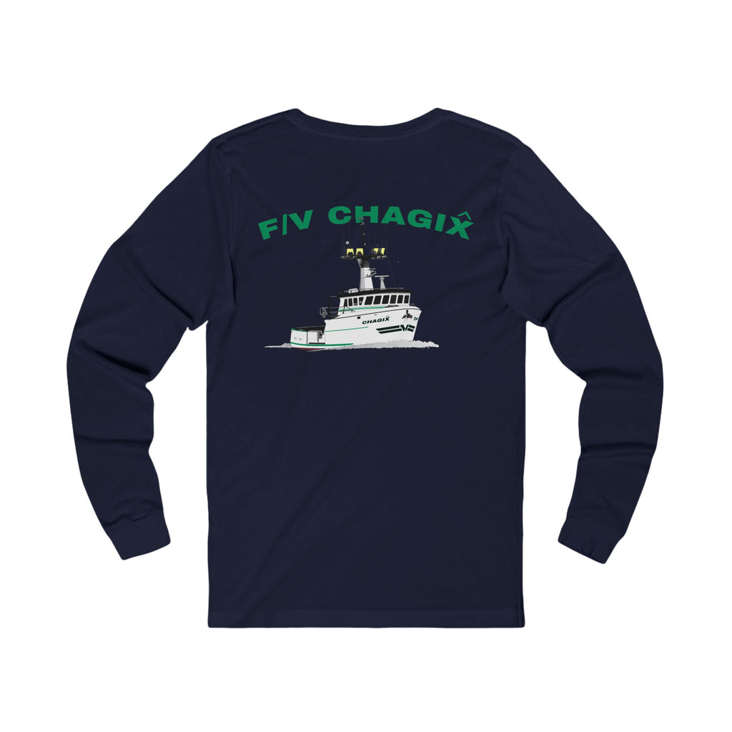 Chagix Boat Shirt Unisex Jersey Long Sleeve Tee CBFSA