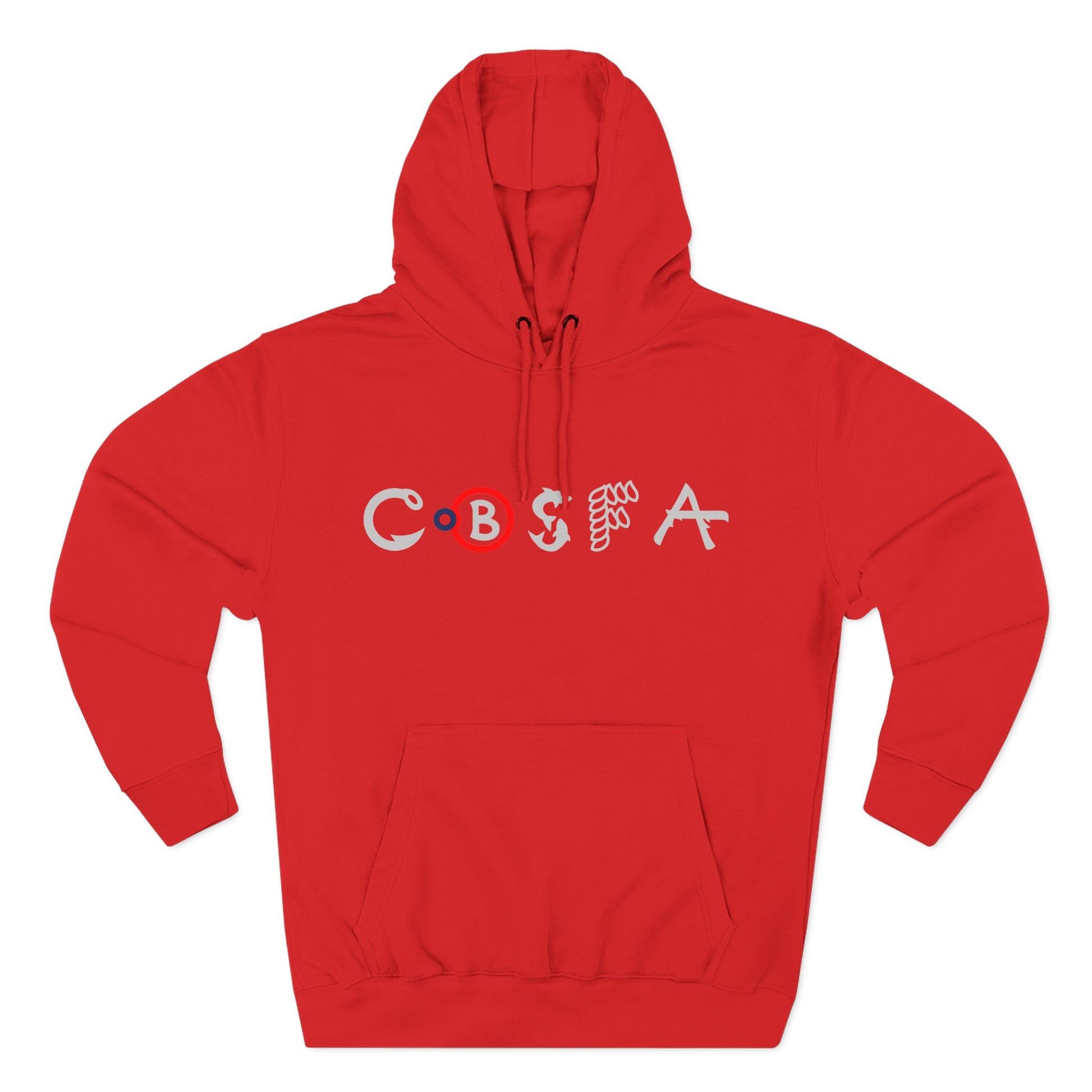 Chagix with CBSFA logo front Three-Panel Fleece Hoodie