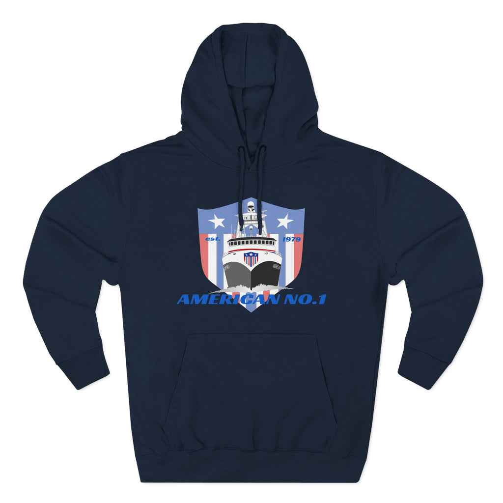 American No1 Three-Panel Fleece Hoodie