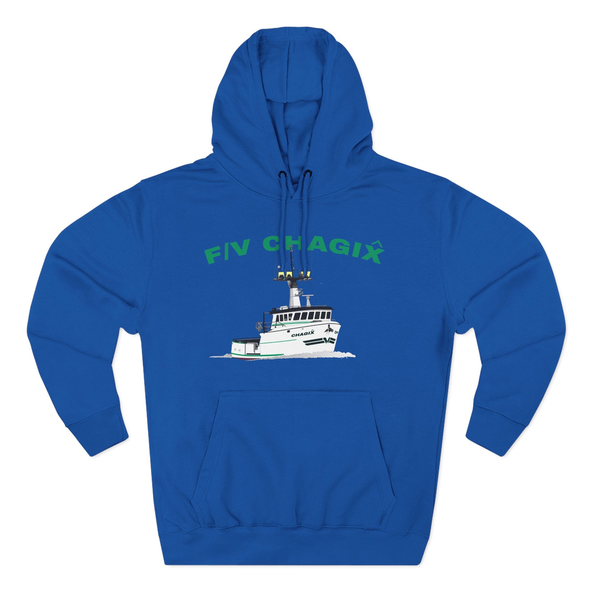 Chagix Boat Three-Panel Fleece Hoodie CBFSA