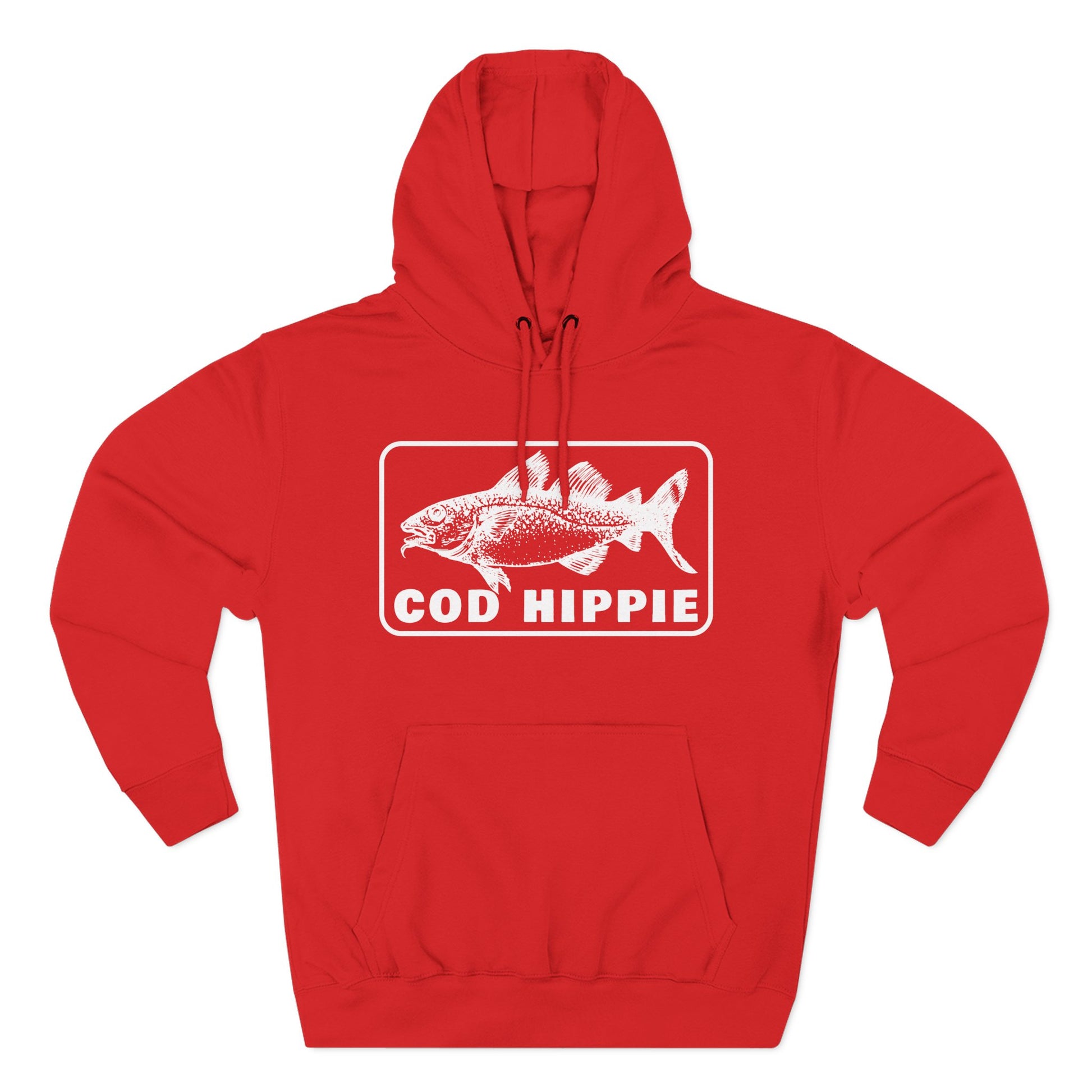 Cod Hippie Three-Panel Fleece Hoodie CBSFA